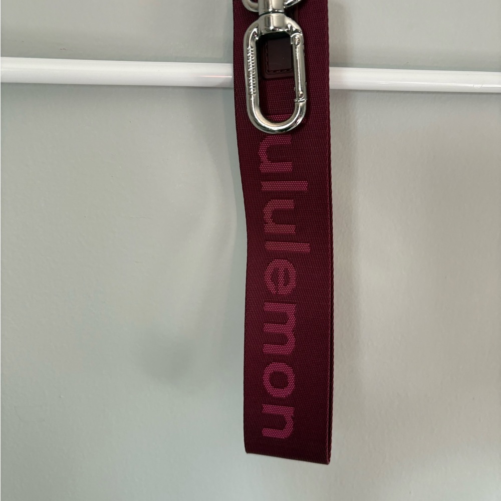 Lululemon Maroon Strap Keychain - Picture 2 of 4